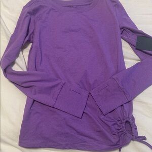 Dark Purple weflex performance Long Sleeve Top size small (6-7). Nwt